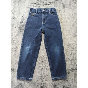 Fubu Collection Baggy Y2K Jeans Youth Boys Size 7 Dark Wash